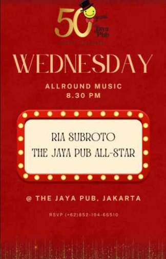 JAYA PUB MENTENG JAKARTA - WEDNESDAY ALL ROUND MUSIC