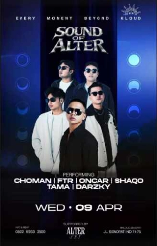 KLOUD SKY DINING & LOUNGE SENOPATI JAKARTA - SOUND OF ALTER