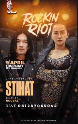 LUFRE BAR & LOUNGE SENOPATI JAKARTA - ROCKIN RIOT
