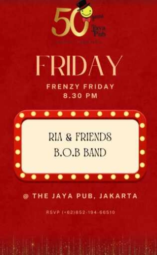 JAYA PUB MENTENG JAKARTA - FRENZY FRIDAY