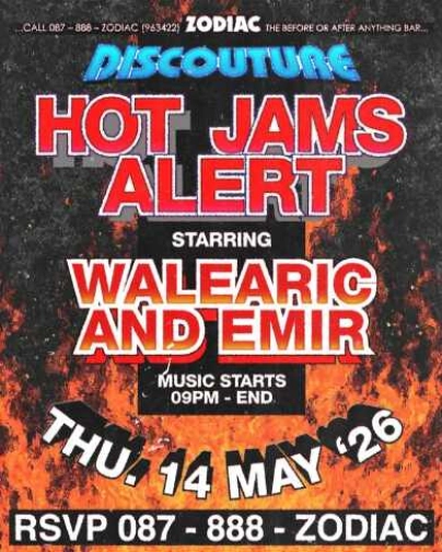 ZODIAC SENOPATI JAKARTA - HOT JAMS ALERT