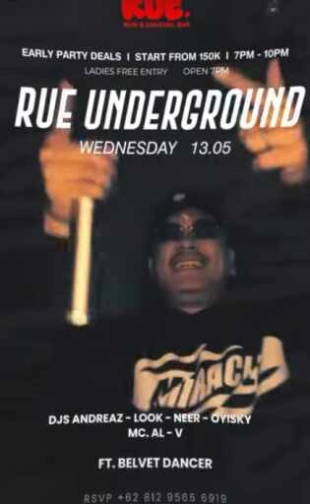 RUE WINE AND COCKTAIL BAR KEMANG JAKARTA - RUE UNDERGROUND