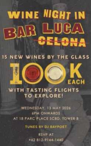 BAR LUCA SENAYAN JAKARTA - WEDNESDAY