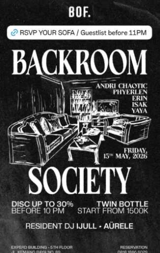 BOF KEMANG JAKARTA - BACKROOM