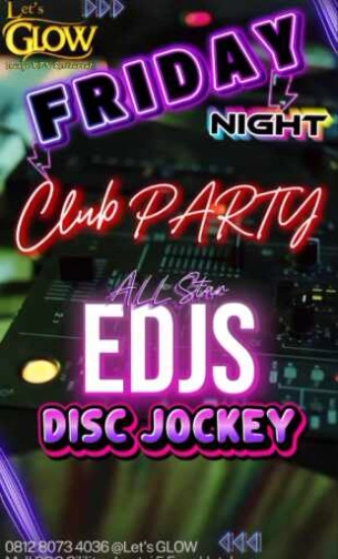 LETS GLOW (PGC) KTV LOUNGE BAR JAKARTA - FRIDAY NIGHT