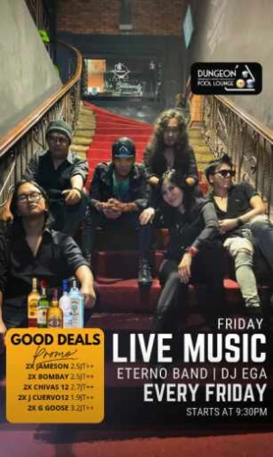 DUNGEON POOL LOUNGE KEMANG JAKARTA - FRIDAY