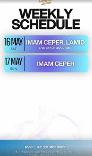 DRAGON CHAMBER JAKARTA - SUNDAY