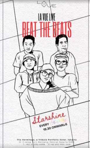 LA VUE ROOFTOP BAR MENTENG JAKARTA - BEAT THE BEATS