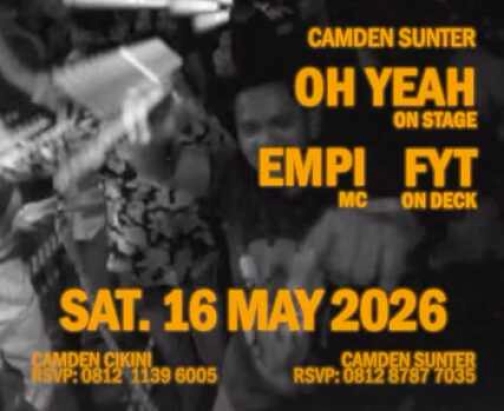 CAMDEN SUNTER JAKARTA - SATURDAY