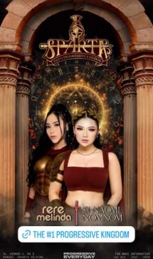 SPARTA LIVE BAR KEMANG JAKARTA - PROGRESSIVE KINGDOM