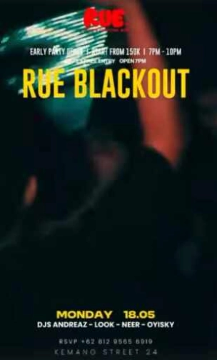 RUE WINE AND COCKTAIL BAR KEMANG JAKARTA - RUE BLACKOUT