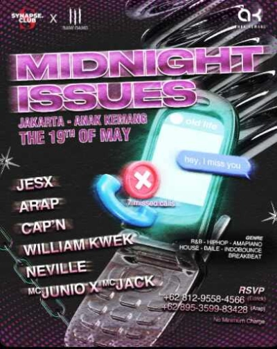 ANAK KEMANG CAFE JAKARTA - MIDNIGHT ISSUES