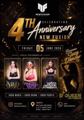 NEW FUXION JAKARTA - 4TH ANNIVERSARY 