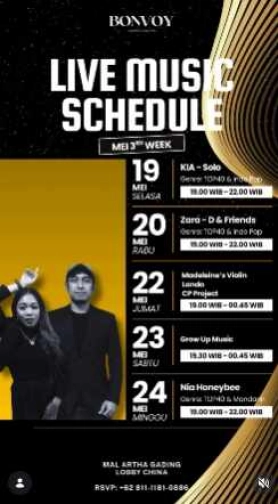 BONVOY KELAPA GADING JAKARTA - SUNDAY