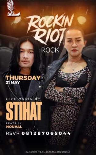 LUFRE BAR & LOUNGE SENOPATI JAKARTA - ROCKIN RIOT