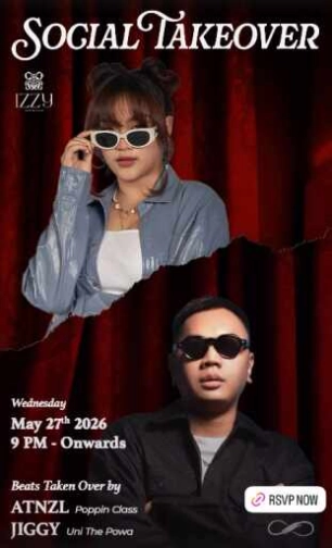 IZZY SOCIAL CLUB JAKARTA - SOCIAL TAKEOVER