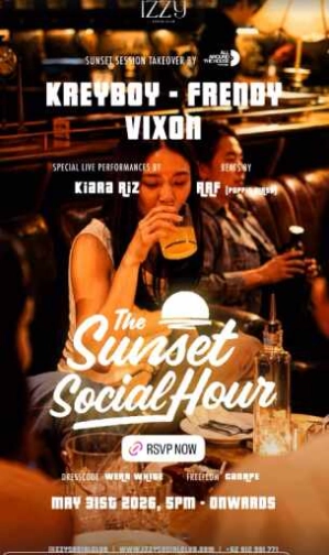 IZZY SOCIAL CLUB JAKARTA - THE SUNSET SOCIAL HOUR