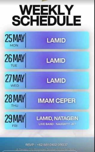 DRAGON CHAMBER JAKARTA - THURSDAY