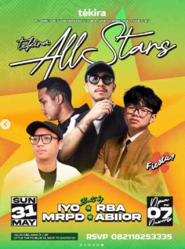 TEKIRA BLOK M JAKARTA - ALL STARS