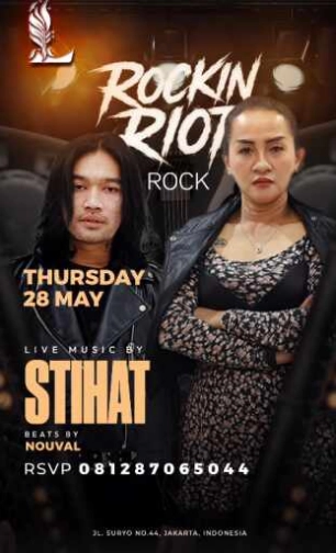 LUFRE BAR & LOUNGE SENOPATI JAKARTA - ROCKIN RIOT