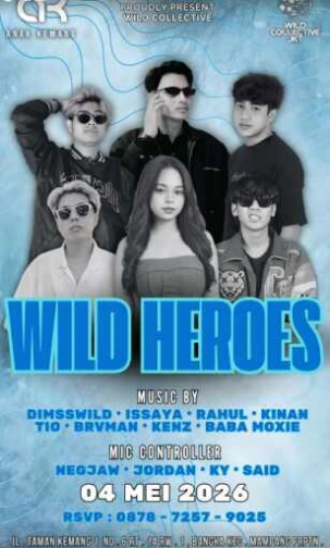 ANAK KEMANG CAFE JAKARTA - WILD HEROES