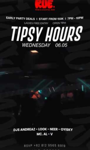 RUE WINE AND COCKTAIL BAR KEMANG JAKARTA - TIPSY HOURS