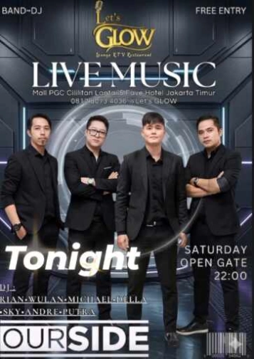 LETS GLOW (PGC) KTV LOUNGE BAR JAKARTA - LIVE MUSIC