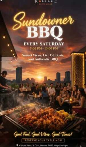 KALTURE RESTO & CLUB KUNINGAN JAKARTA - SUNDOWNER BBQ