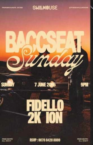 THE SWILL HOUSE SCBD JAKARTA - BACCSEAT SUNDAY
