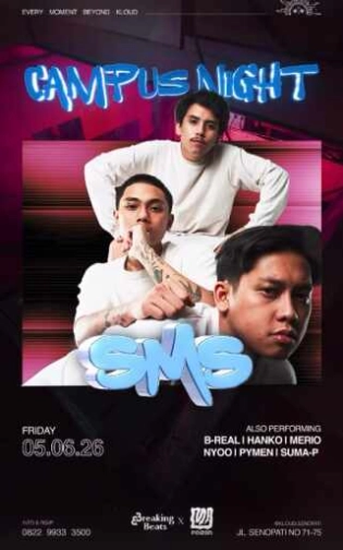 KLOUD SKY DINING & LOUNGE JAKARTA - CAMMPUS NIGHT